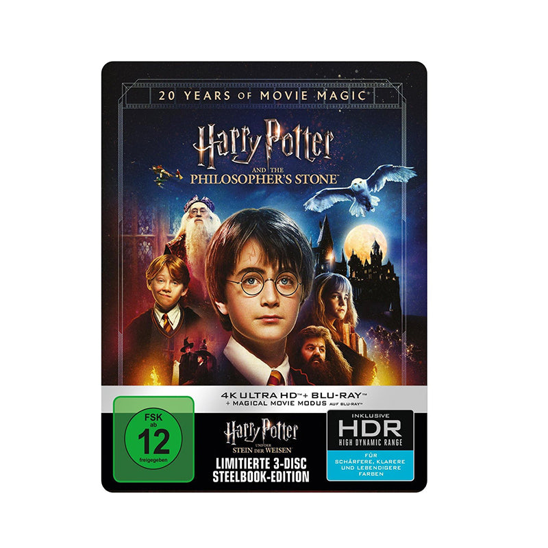 Harry Potter und der Stein der Weisen - Limited Steelbook Edition - 4K Ultra Hd+Bluray
