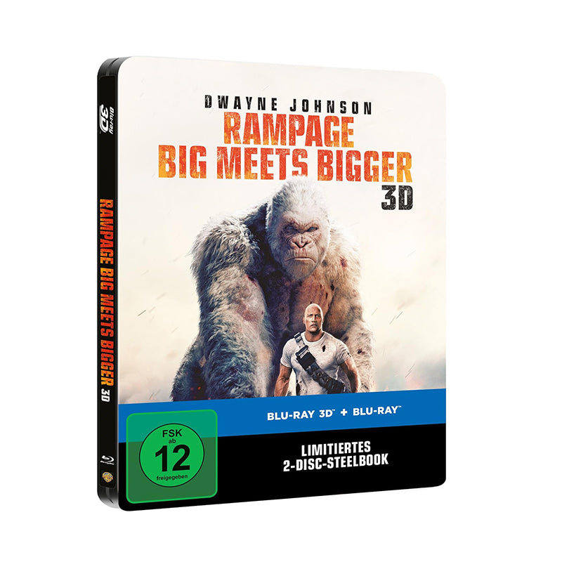 Rampage - Big Meets Bigger - Limited Steelbook Edition - Bluray + 3D