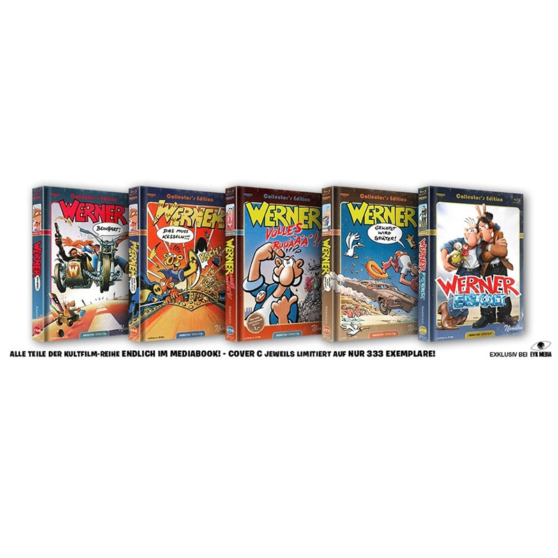 Werner - Teil 1-5 - Nameless Mediabooks - Fullset - Cover C