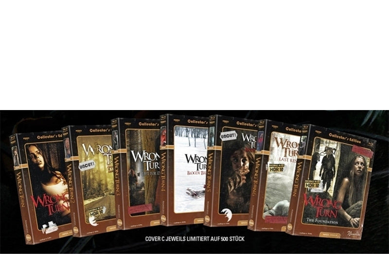 Wrong Turn 1-7 - Mediabook - Cover C - 4k Uhd