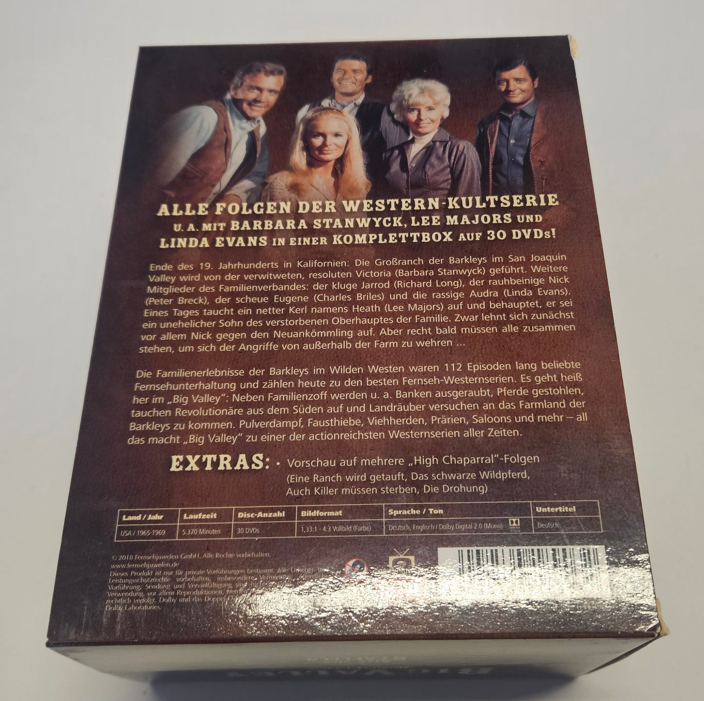 Big Valley - Komplettbox - 30 Dvd