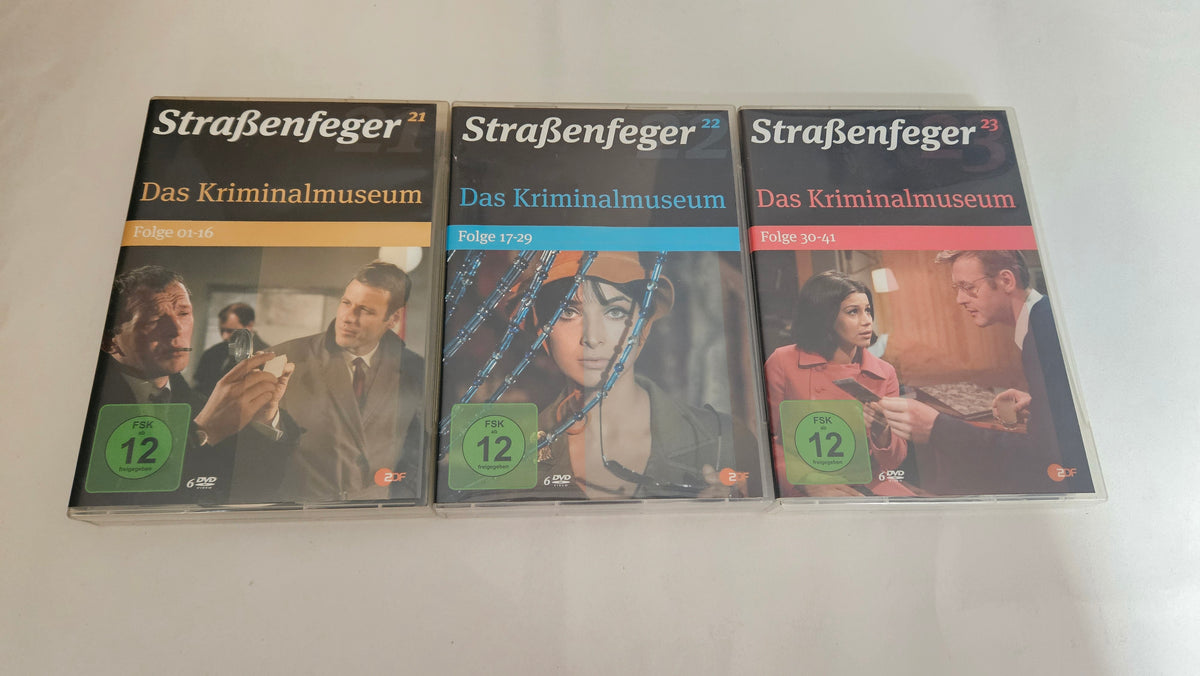 Straßenfeger : Das Kriminalmuseum - Folge 1-41 - Dvd Amaray