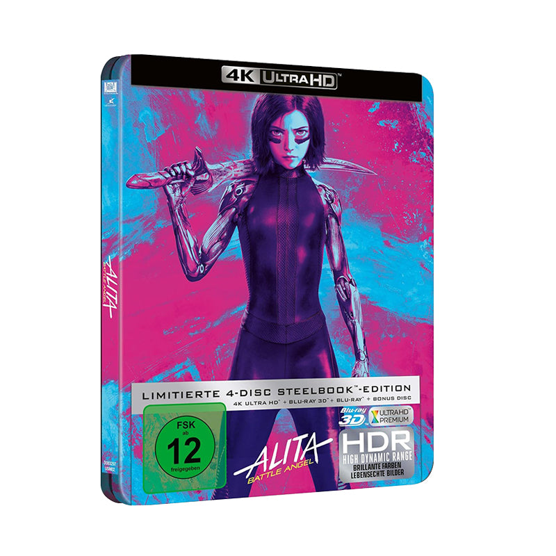 Alita - Battle Angel - Limited Steelbook Edition - 4K Ultra Hd + Bluray