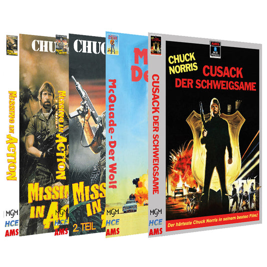 4x Chuck Norris - Große Hce/Ams Hartbox