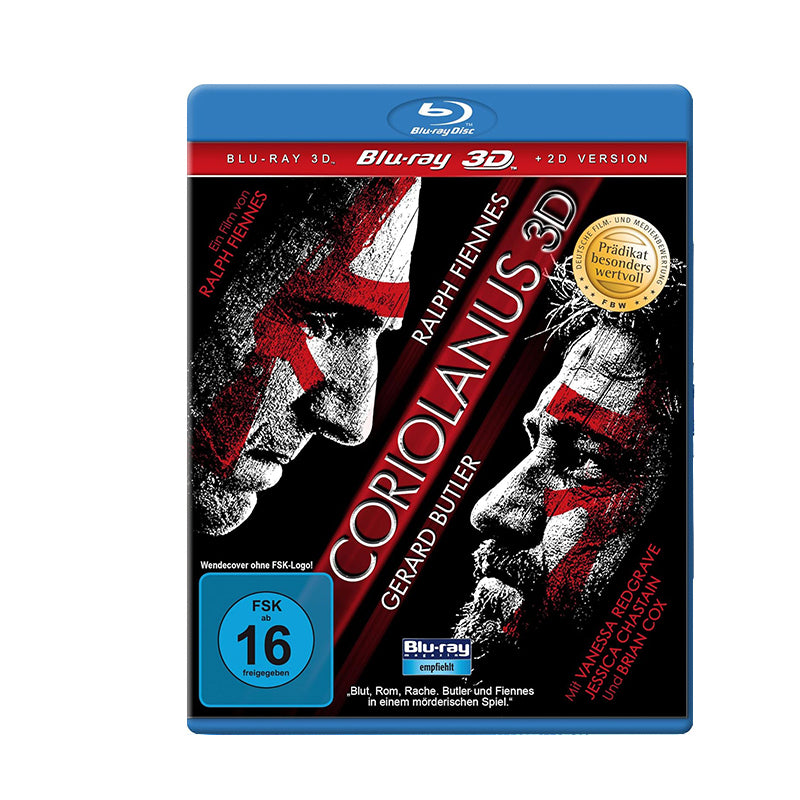 Coriolanus - 2D-Version & 3D-Version - Blu-ray Amaray