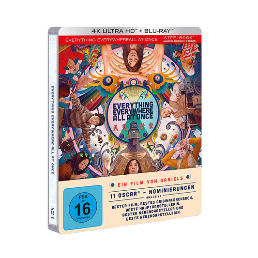 Everything Everywhere All At Once -  Limited Steelbook Edition - 4K Ultra Hd + Bluray