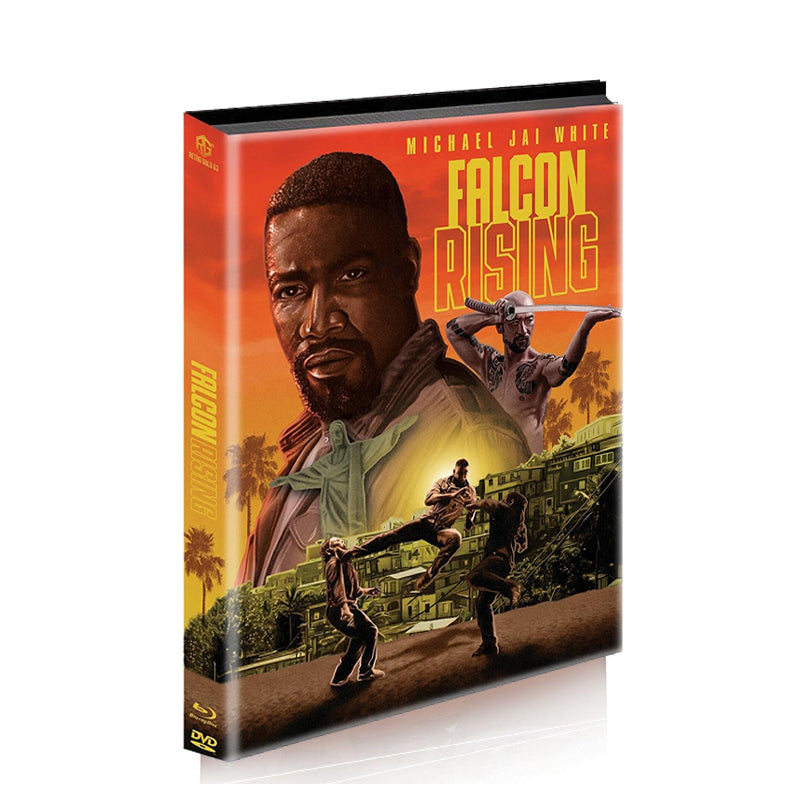 Falcon Rising - Retro Gold 63 Wattiert Mediabook - Cover B