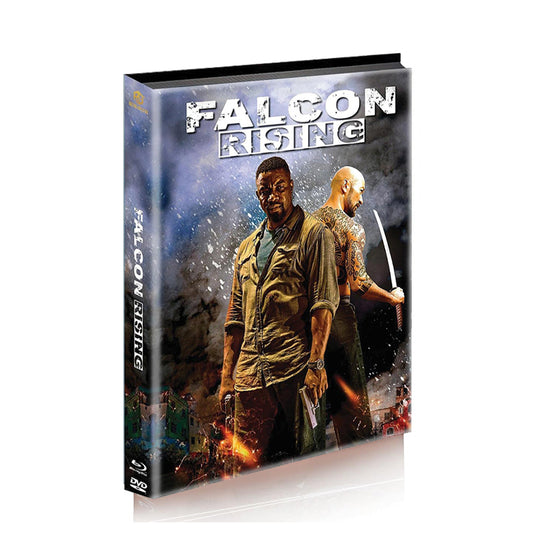 Falcon Rising - Retro Gold 63 Wattiert Mediabook - Cover C