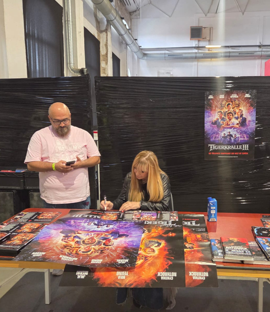 Tigerkralle 2 - Original von Cynthia Rothrock Signiert