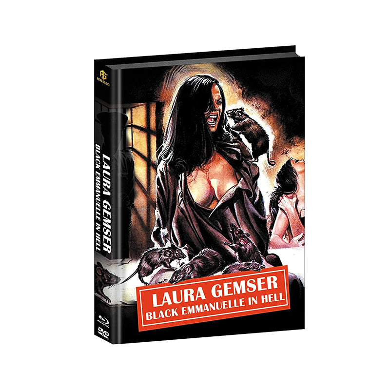 Laura 1 - Retro Gold 63 Wattiertes Mediabook - Cover - D