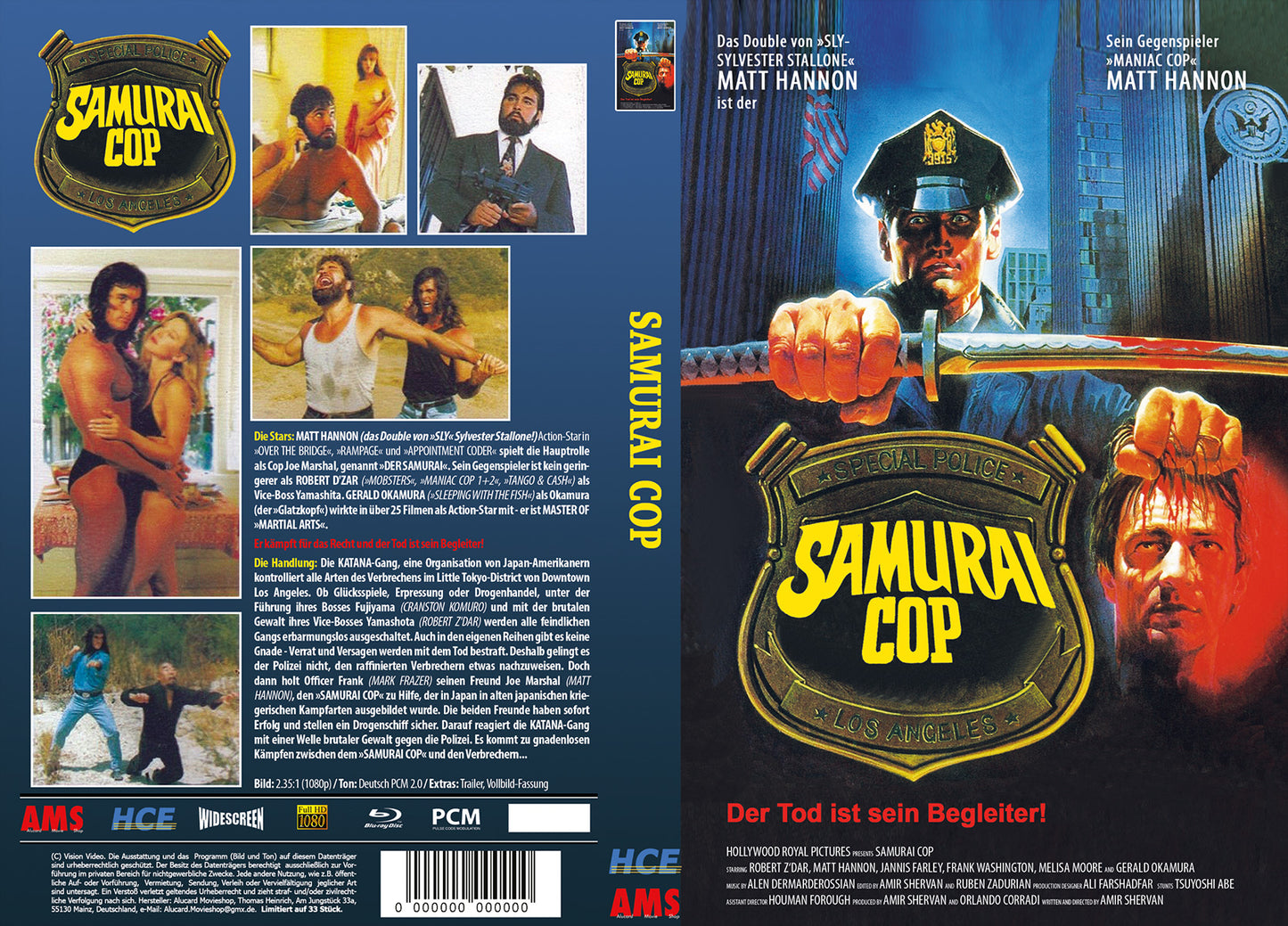 Samurai Cop - Große Hce/Ams Hartbox