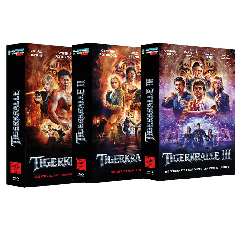 Tigerkralle 1 - 3 - Original von Cynthia Rothrock Signiert
