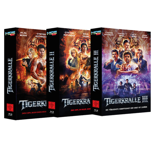Tigerkralle 1 - 3 - Original von Cynthia Rothrock Signiert