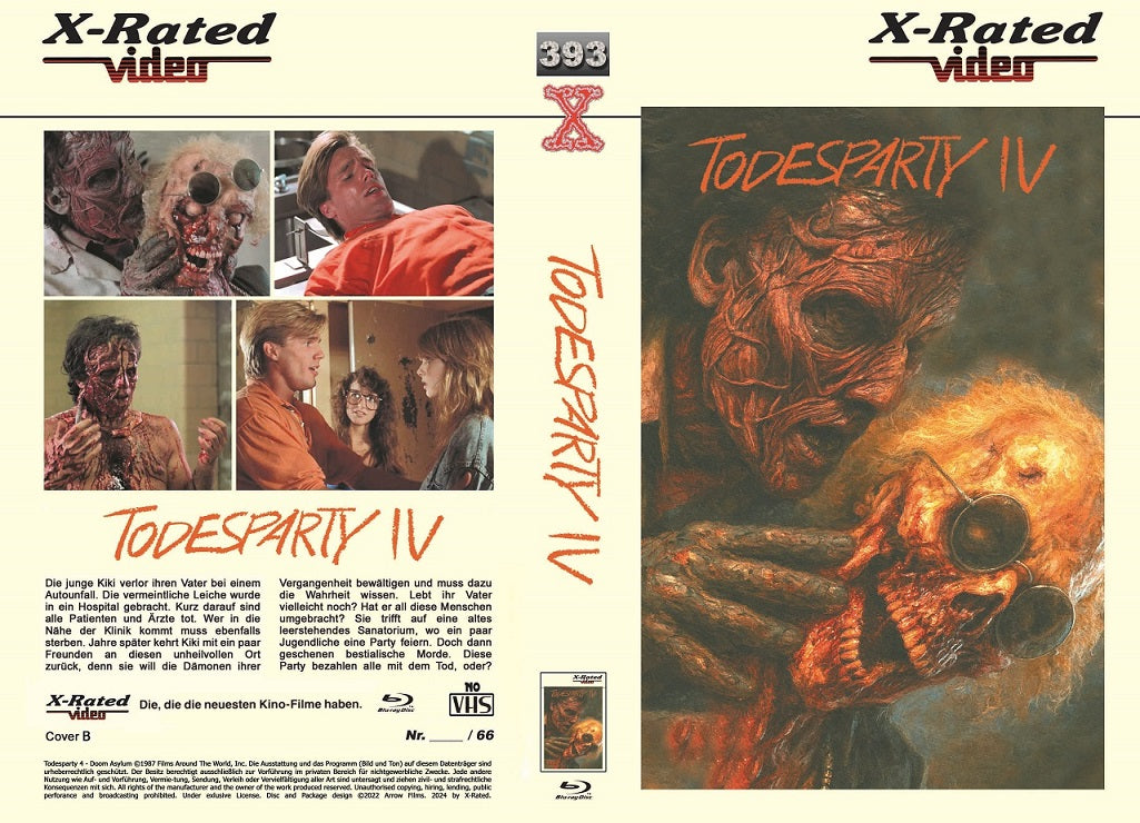 Todesparty 4 - Grosse X-Rated Hartbox - Cover B
