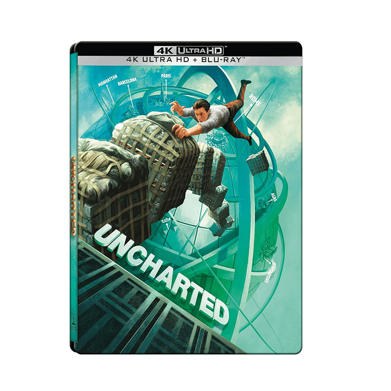 Uncharted - Limited Steelbook Edition - 4K Ultra Hd + Bluray
