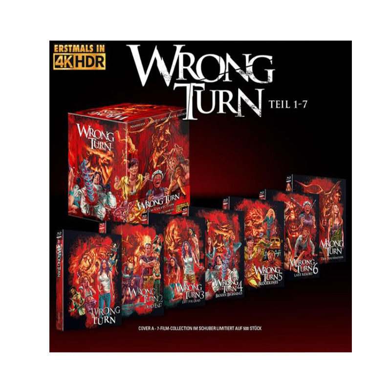 Wrong Turn Collection - Nameless Schuber - 4K Edition